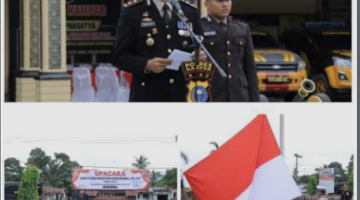 Polres Kampar Gelar Upacara Hari Kebangkitan Nasional, Penguatan Semangat Persatuan dan Kemandirian Bangsa
