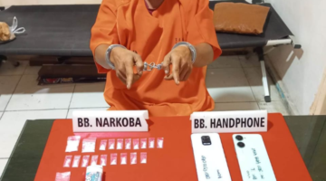 Woow.Gencar-Gencarnya.! Kasnar AKP Markus T   Sinaga, Libas Bandar Narkoba 19 Paket Shabu-Shabu Di Amankan Tim ojo Loyo Satnarkoba Polres kampar di Los Pasar Tapung
