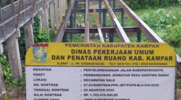 Kades Ganting Damai Bersama Kadus Dusun Suka Maju Nekat Palsukan Hibah Pembebasan Lahan Pembangunan Jembatan Senilai-” 1,2 Miliar rupiah – Tanpa memberi kompensasi satu rupiah pun kepada kedua Sisi pemilik lahan