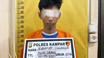 Tim Gasak Resmob polres Kampar Ciduk pelaku Pembunuhan Andrean Syahputra Sucrity di PT. Hasrat Tata Jaya pasir Sialang Kec Bangkinang